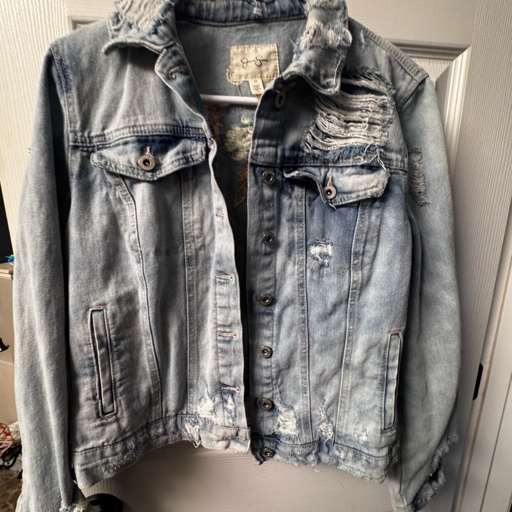 Jessica Simpson Light Blue Denim Jacket